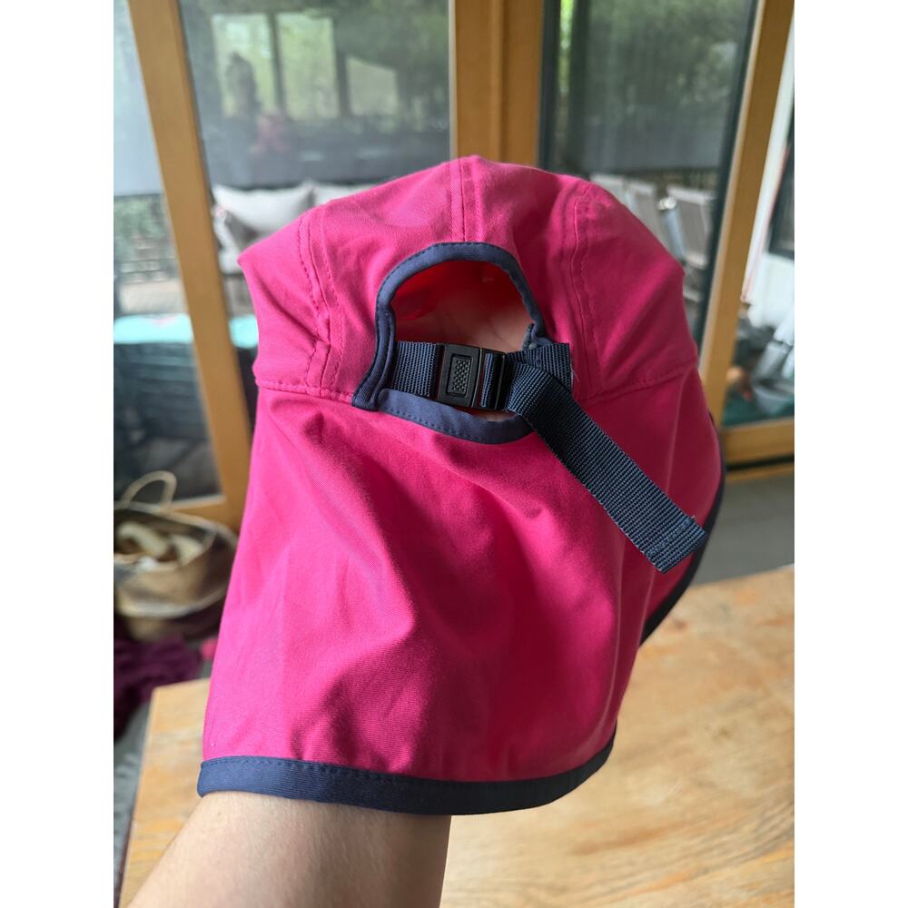 Columbia Youth Sun Hat Neck Flap UPF Pink Girls One Size - Picture 4 of 5